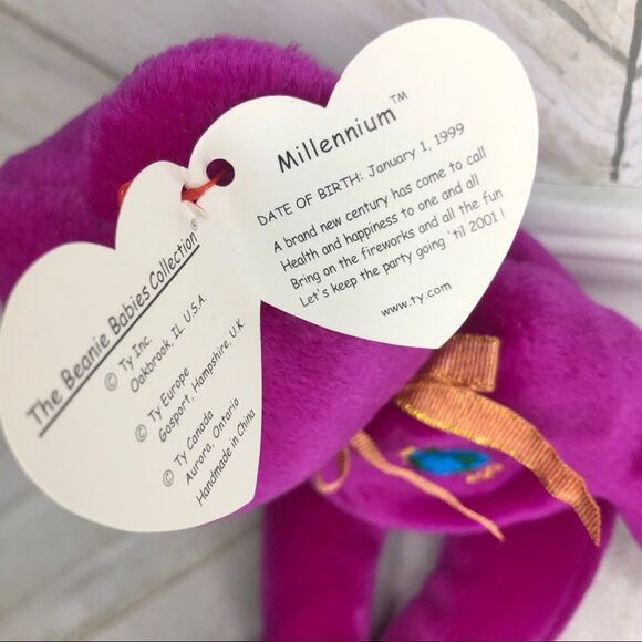 TY Beanie Baby Millennium bear - Picture 4 of 4